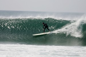 surfing longboard